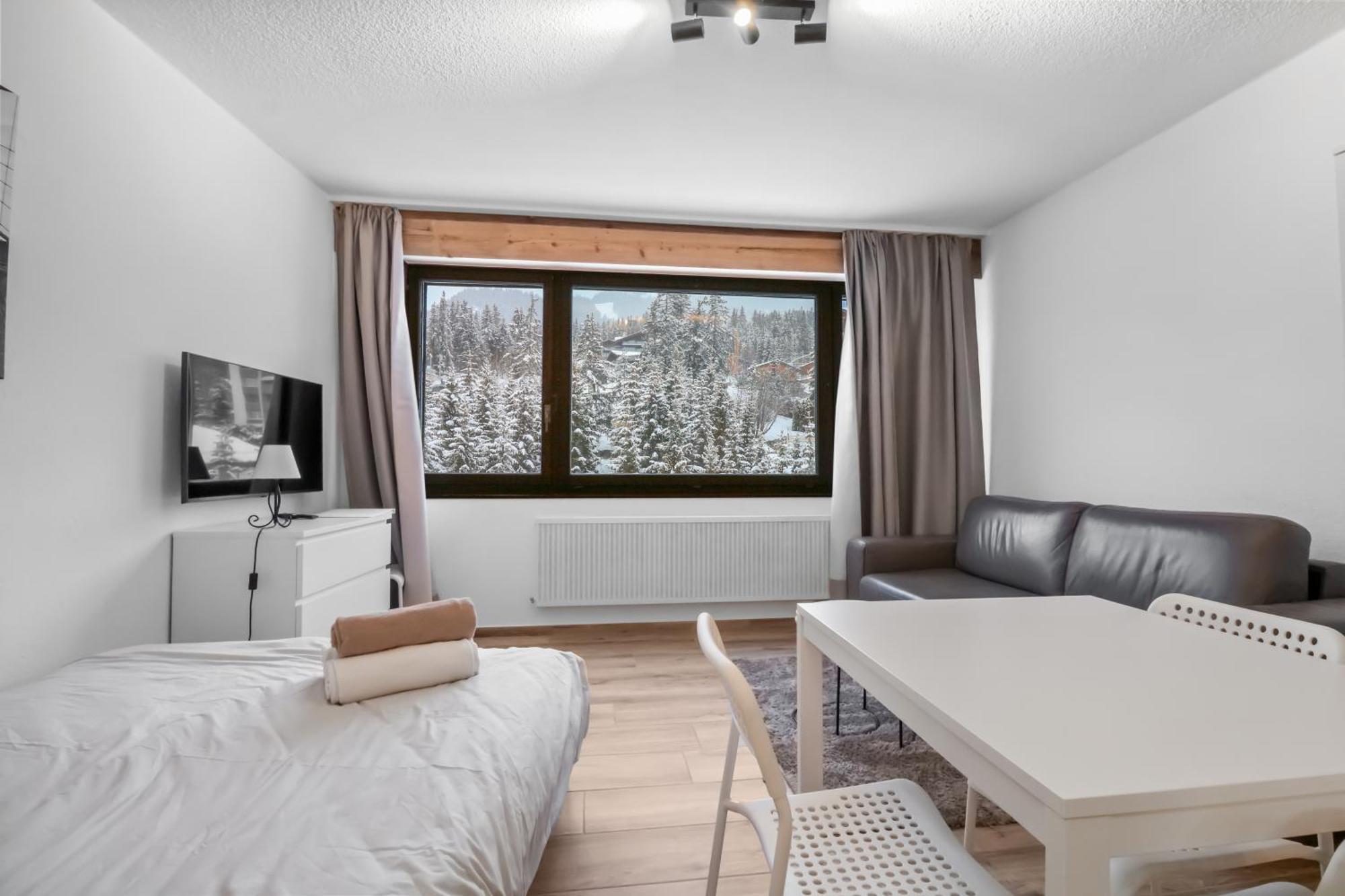Studio Cosy Au Centre De Crans-Montana Exterior photo